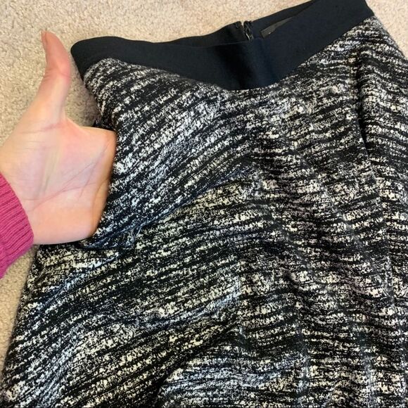 BANANA Republic NWOT black white circle skater skirt size 2 - Picture 11 of 12